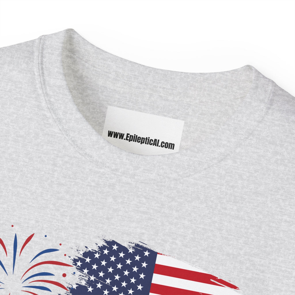 Patriotic Kitties Unisex Ultra Cotton Tee - T - Shirt - Epileptic Al’s Shop