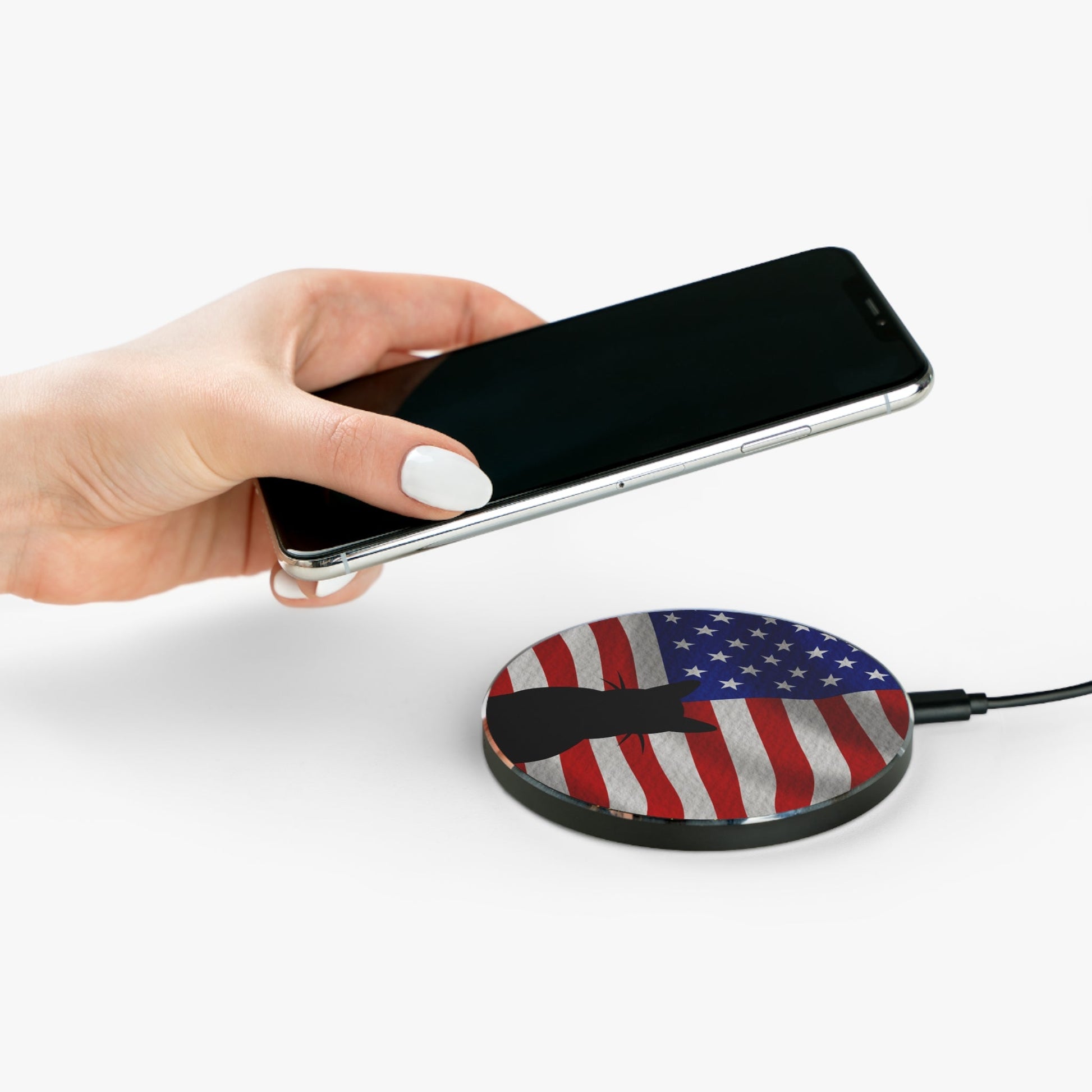 Patriotic Kitty Wireless Charger - Accessories - Epileptic Al’s Shop