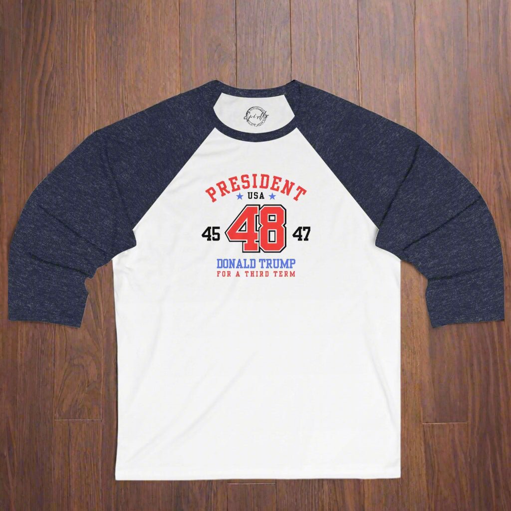Patriotic Third Term Baseball Tee - Clothing, T-shirts, Long - Sleeve - EpiAl's Shop