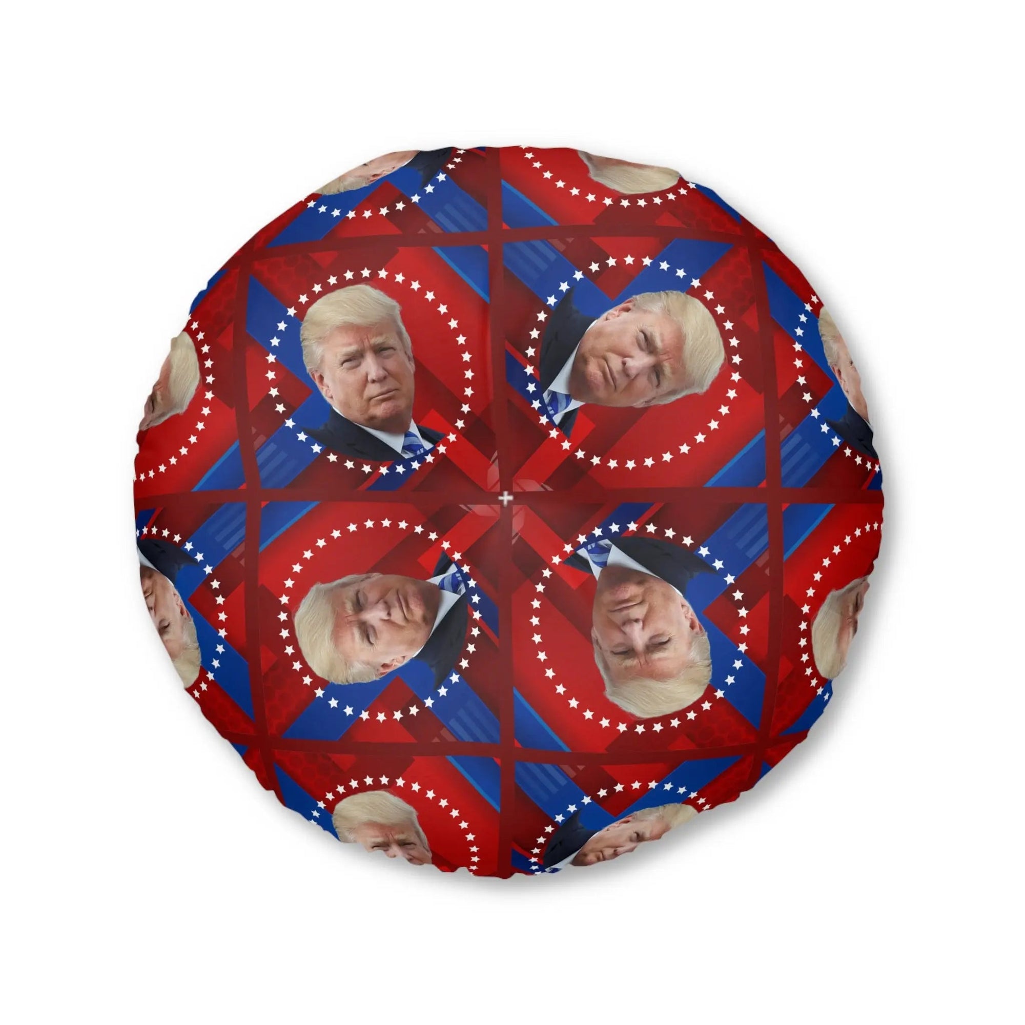 Patriotic Tufted Floor Pillow with Presidential Design - Decor, Home, Pillows - EpiAl's Shop