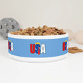 Patriotic USA Pet Bowl - Perfect for Dog & Cat Lovers! - Pet Supplies - EpiAl's Shop