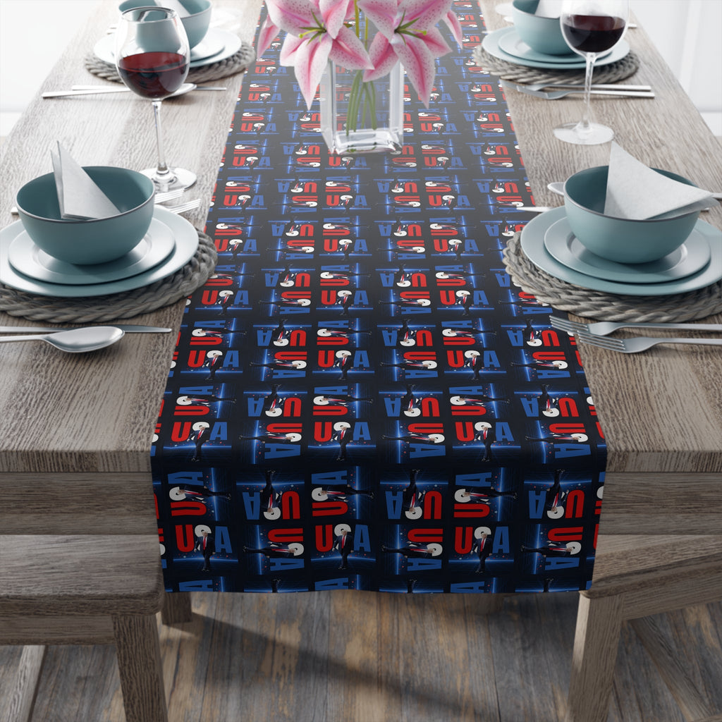 Patriotic USA Table Runner for Modern Decor - Decor, Dining, Table Decor - EpiAl's Shop
