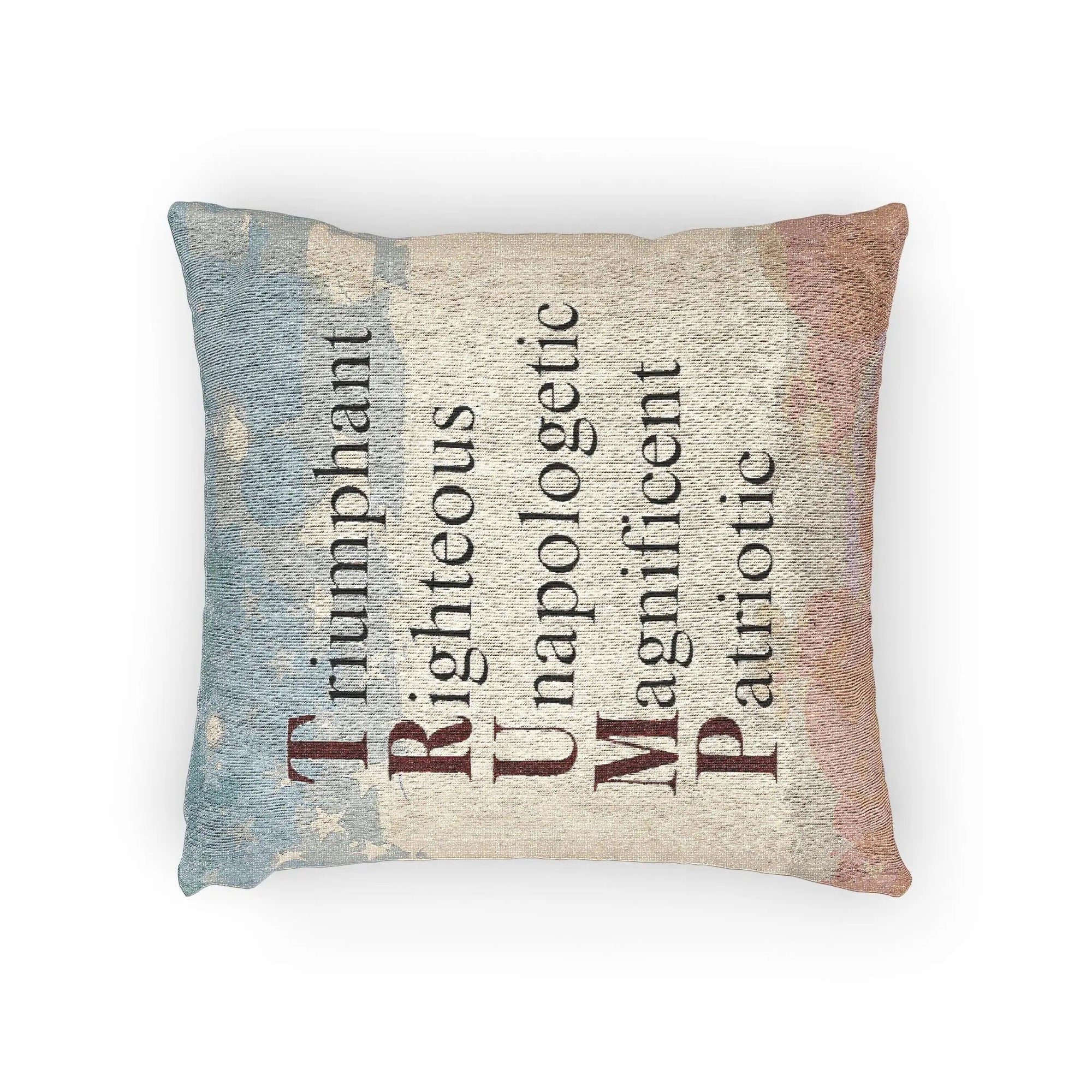 Patriotic Woven Pillow - Trump Inspired Home Decor for Freedom Lovers - Decor, Home, Pillows - EpiAl's Shop