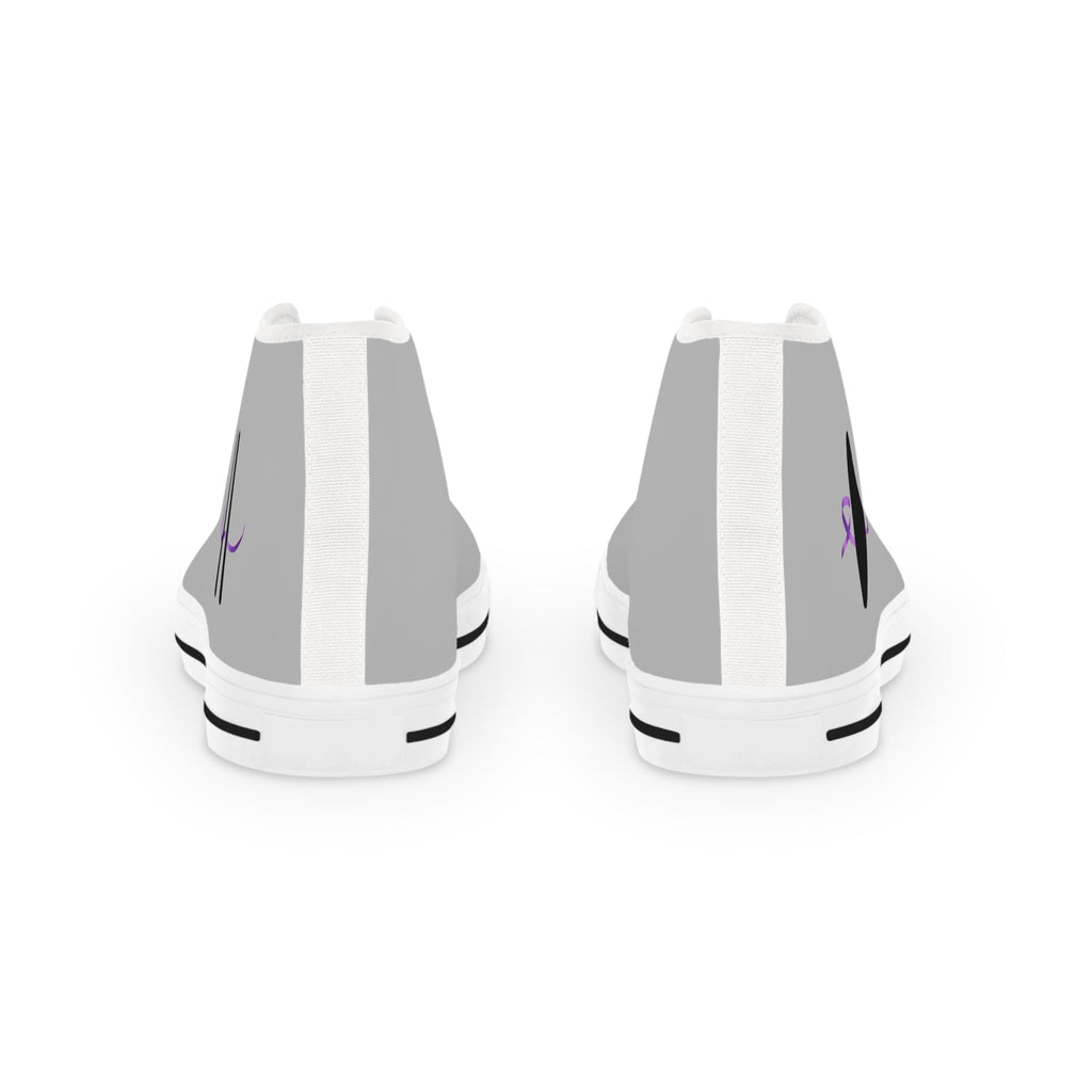 Pause & Play Men's High-Top Sneakers | Epilepsy Awareness Edition - Shoes, Sneakers - EpiAl's Shop