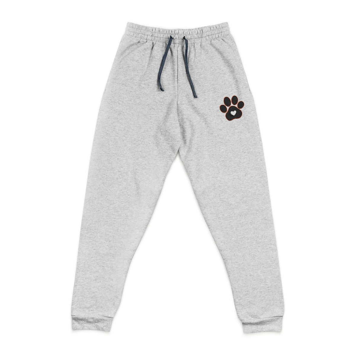Paw Heart Embroidered Fleece Joggers - Clothing, Women, Jogging Pants - EpiAl's Shop