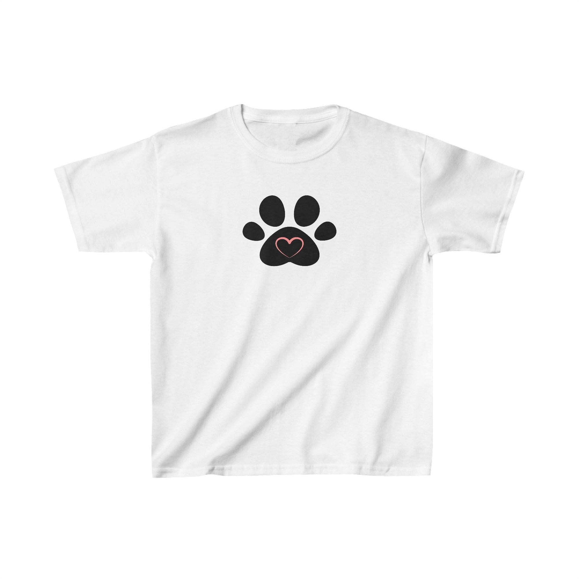 Paw Heart Kids Heavy Cotton™ Tee - Kids clothes - Epileptic Al’s Shop