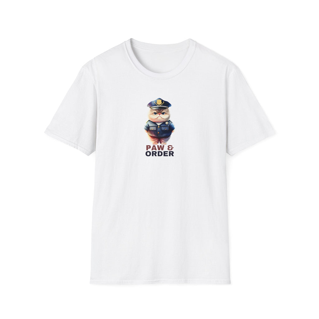 Paw & Order Unisex Softstyle T - Shirt - T - Shirt - Epileptic Al’s Shop