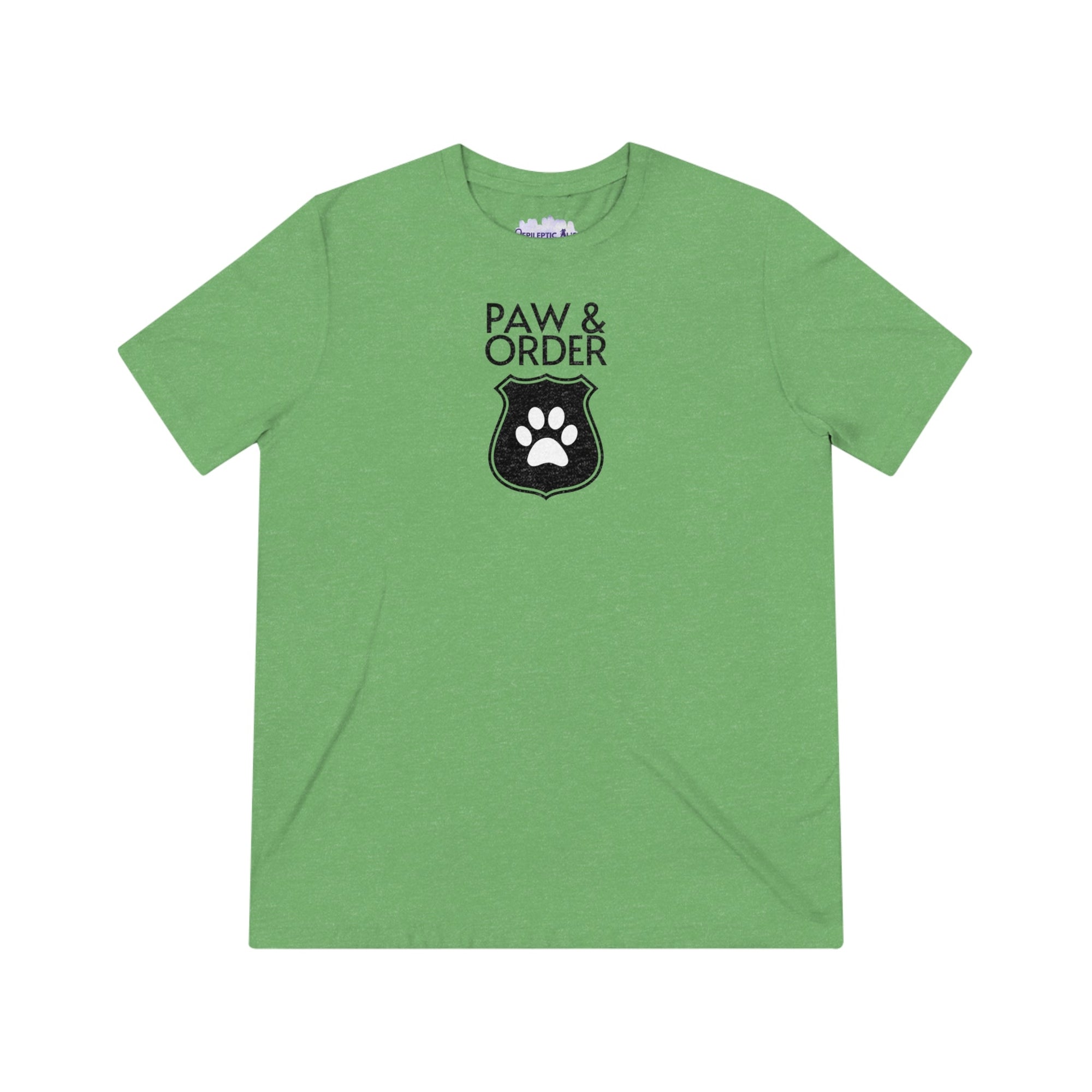 Paw & Order Unisex Triblend Tee - T - Shirt - Epileptic Al’s Shop
