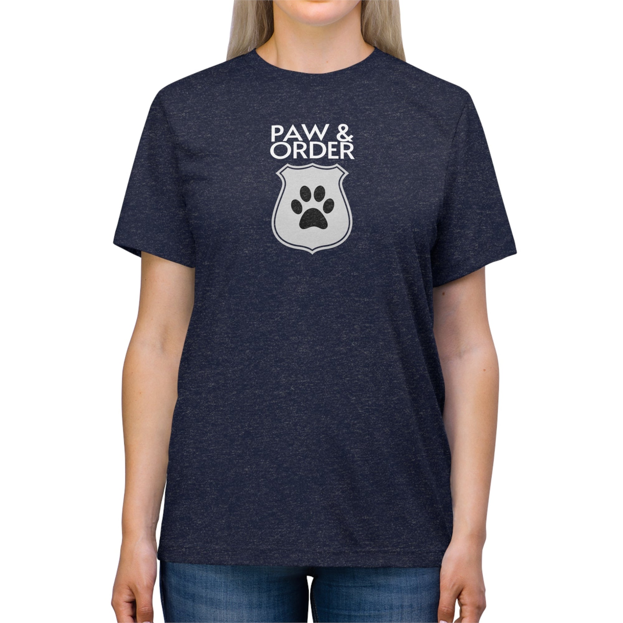 Paw & Order Unisex Triblend Tee - T - Shirt - Epileptic Al’s Shop