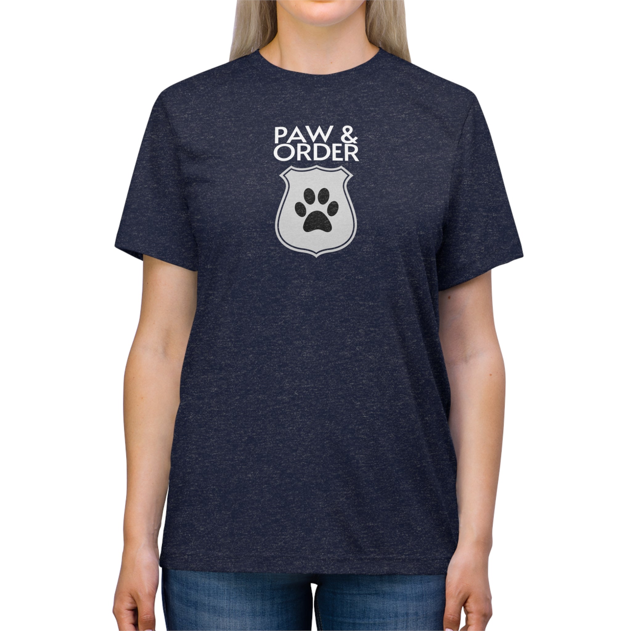 Paw & Order Unisex Triblend Tee - T - Shirt - Epileptic Al’s Shop