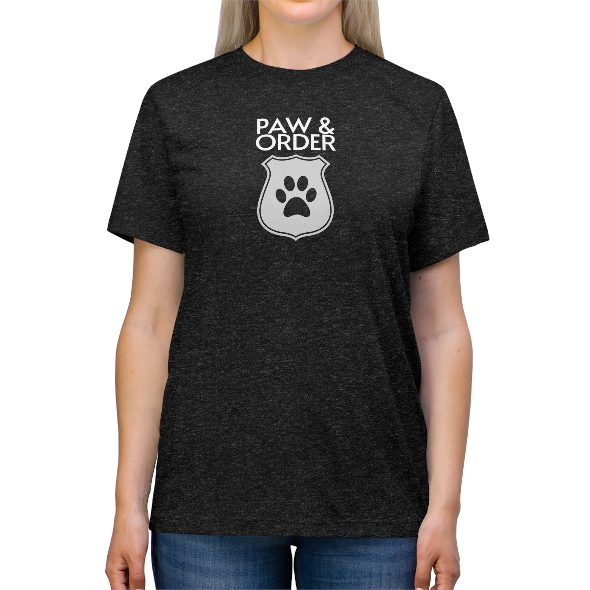 Paw & Order Unisex Triblend Tee - T - Shirt - Epileptic Al’s Shop