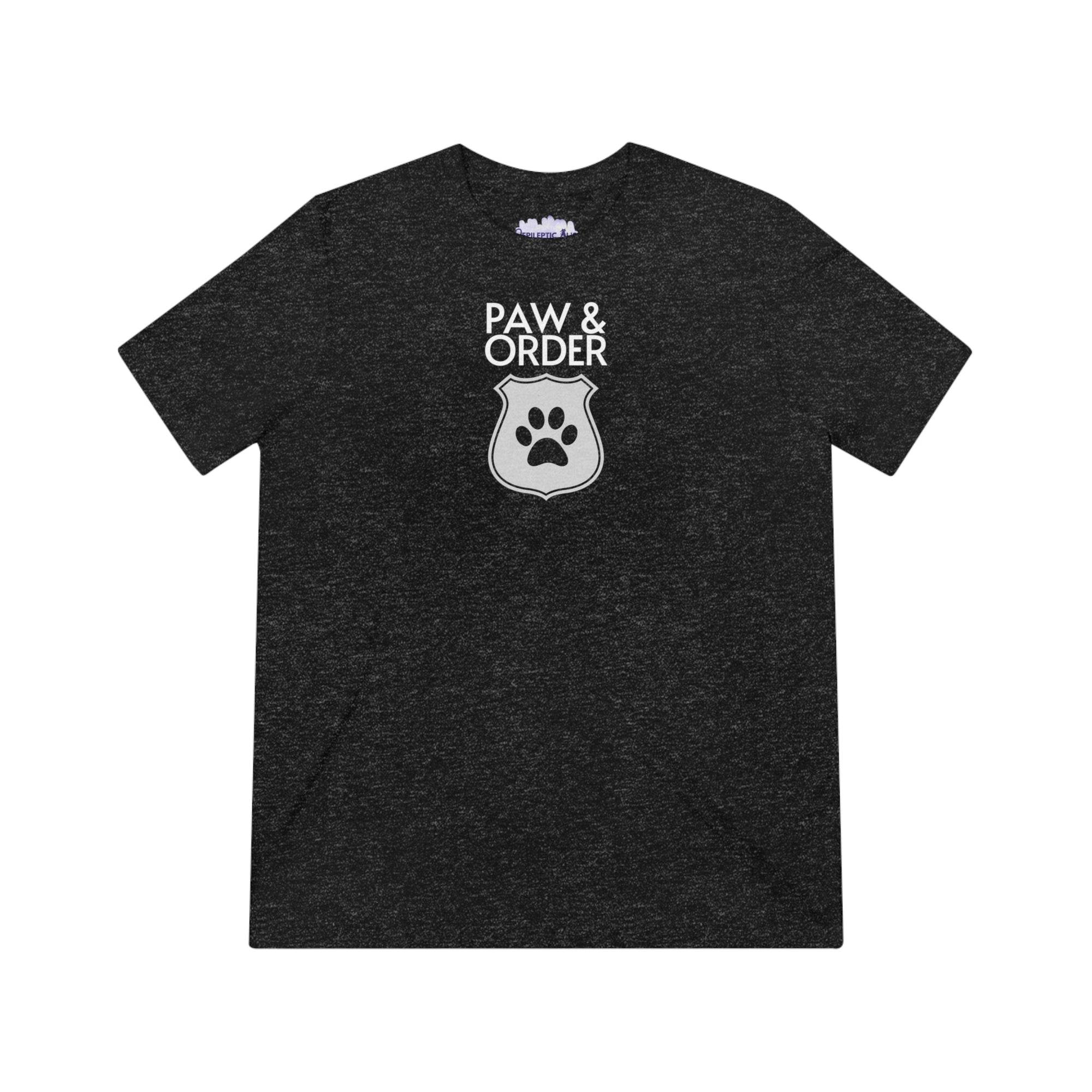Paw & Order Unisex Triblend Tee - T - Shirt - Epileptic Al’s Shop