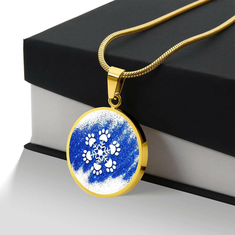 Paw Snowflake Necklace - Jewelry - Epileptic Al’s Shop