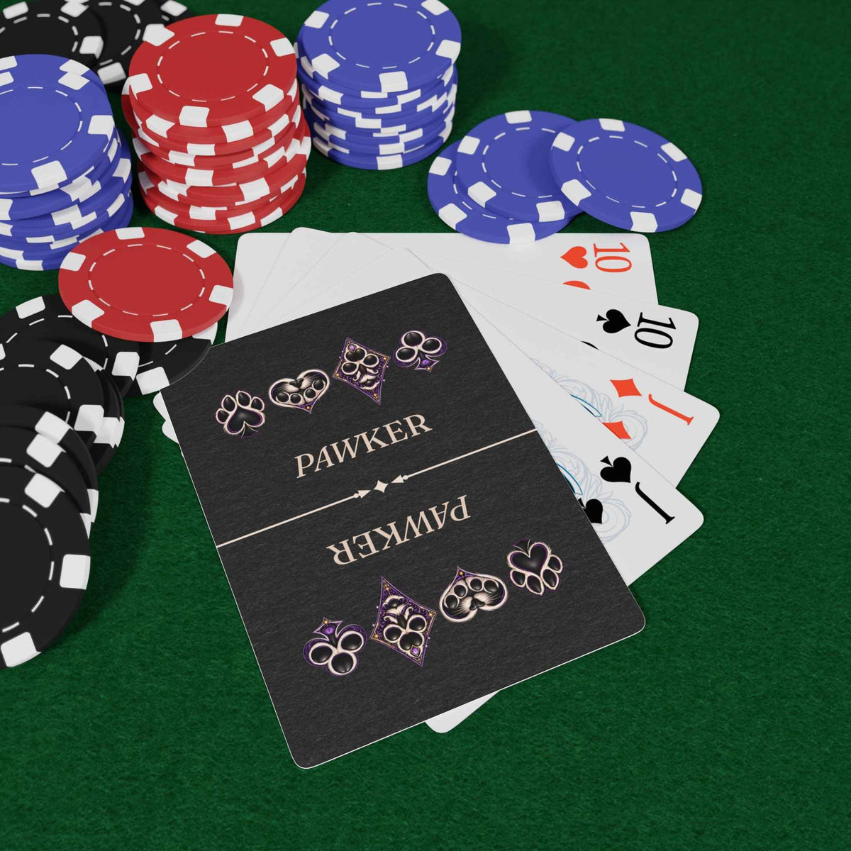 PAWKER Cat Poker Playing Cards – Cat Suit Card Deck - Toys & Games, Playing Cards - EpiAl's Shop