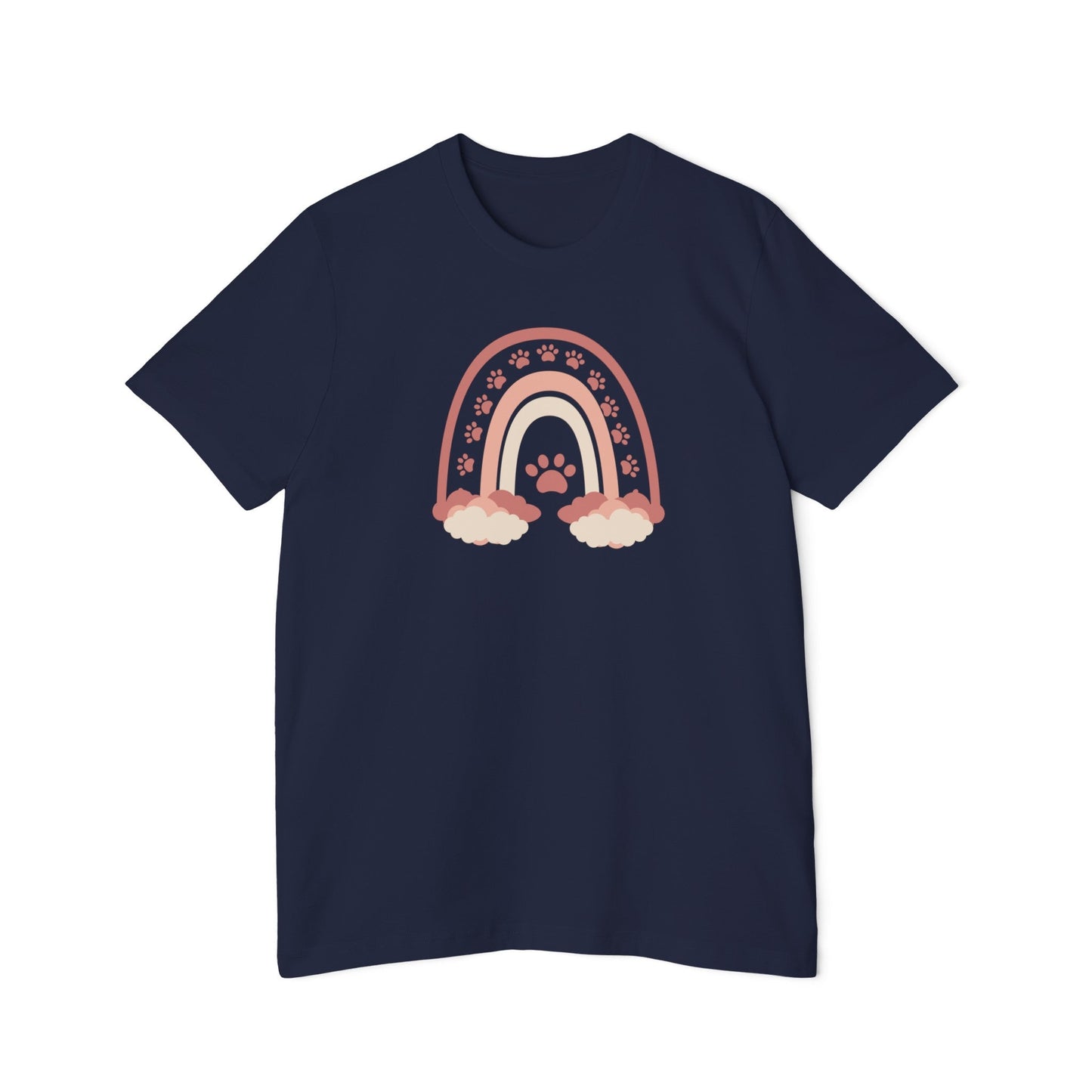 Paws on a Rainbow USA - Made Unisex Short - Sleeve Jersey T - Shirt - T - Shirt - Epileptic Al’s Shop
