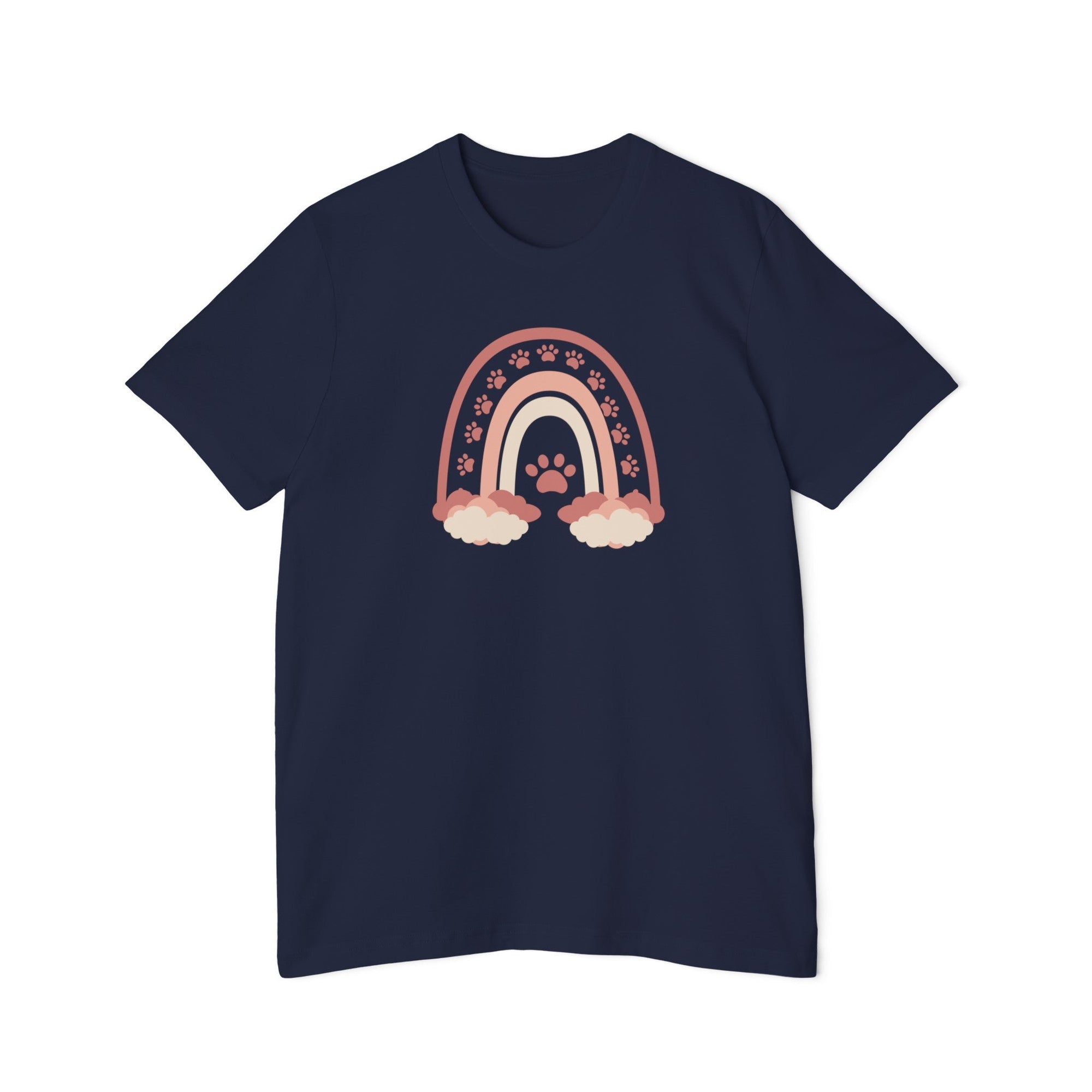 Paws on a Rainbow USA - Made Unisex Short - Sleeve Jersey T - Shirt - T - Shirt - Epileptic Al’s Shop