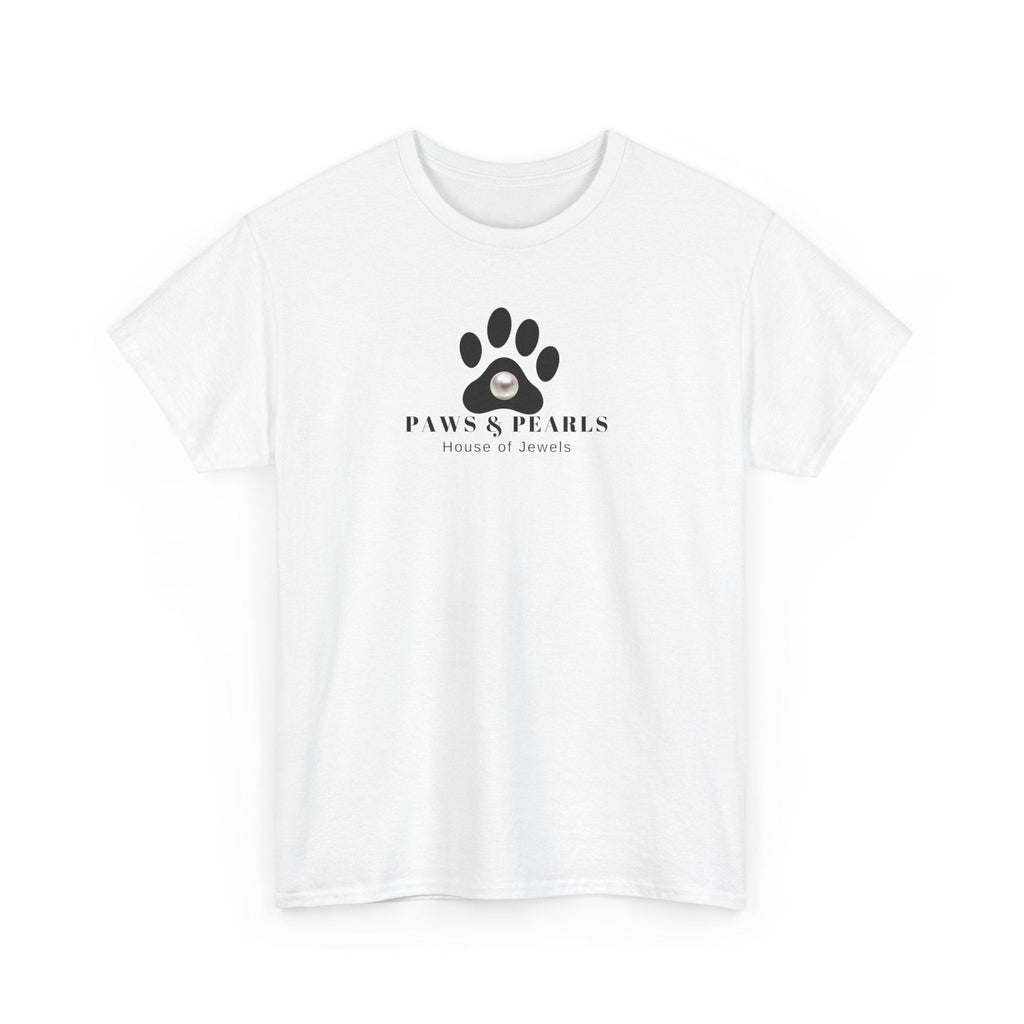 Paws & Pearls Unisex Heavy Cotton Tee - T-Shirt - EpiAl's Shop
