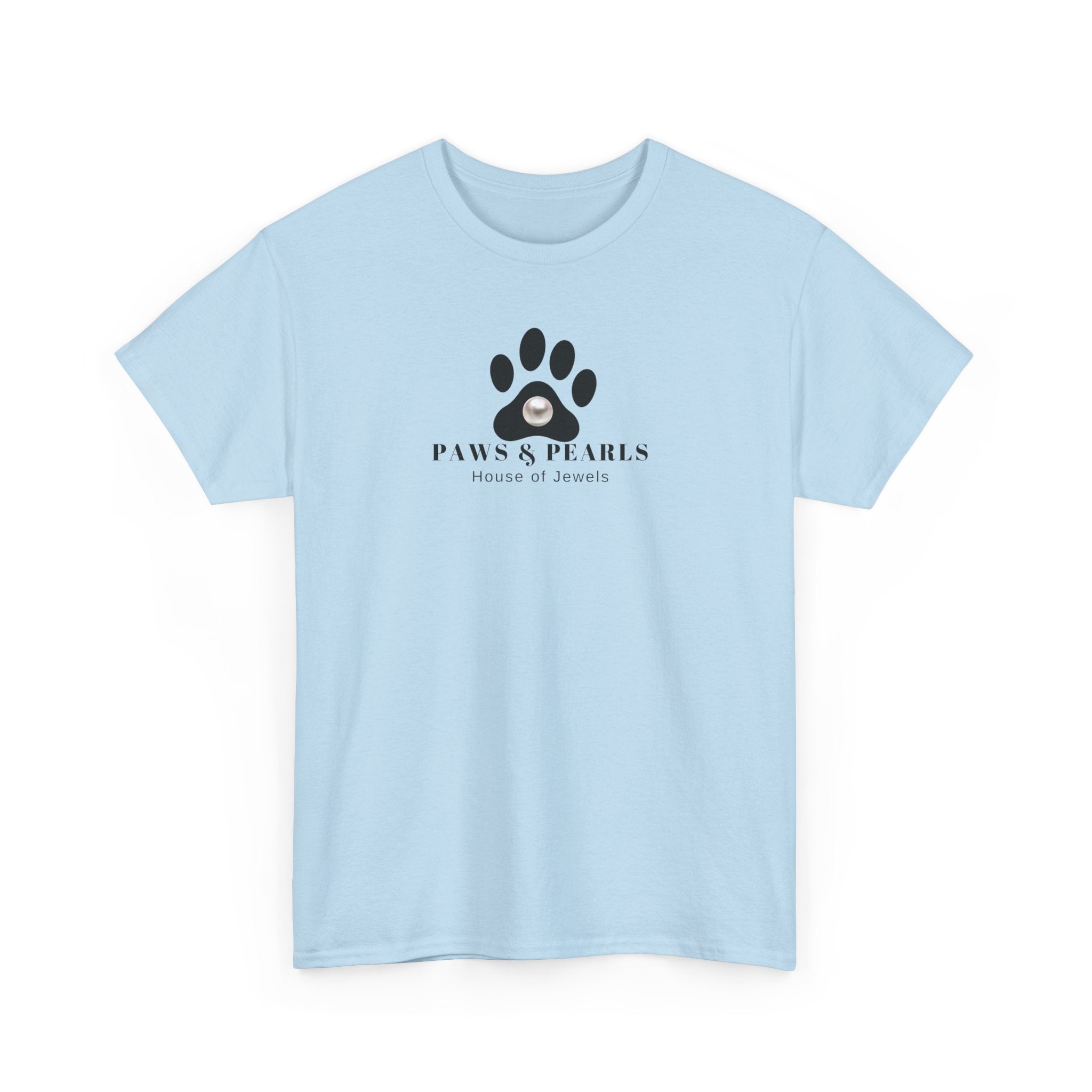 Paws & Pearls Unisex Heavy Cotton Tee - T-Shirt - EpiAl's Shop
