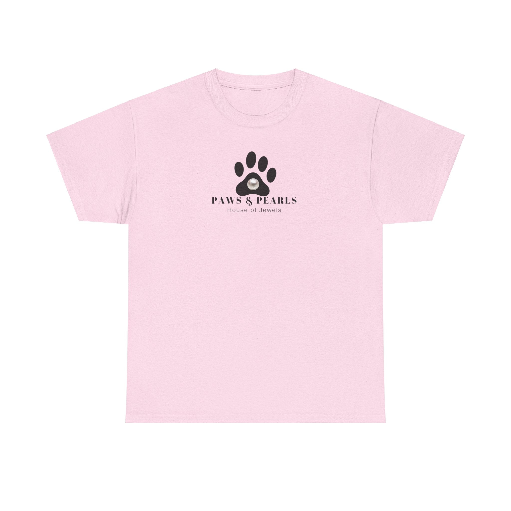 Paws & Pearls Unisex Heavy Cotton Tee - T-Shirt - EpiAl's Shop