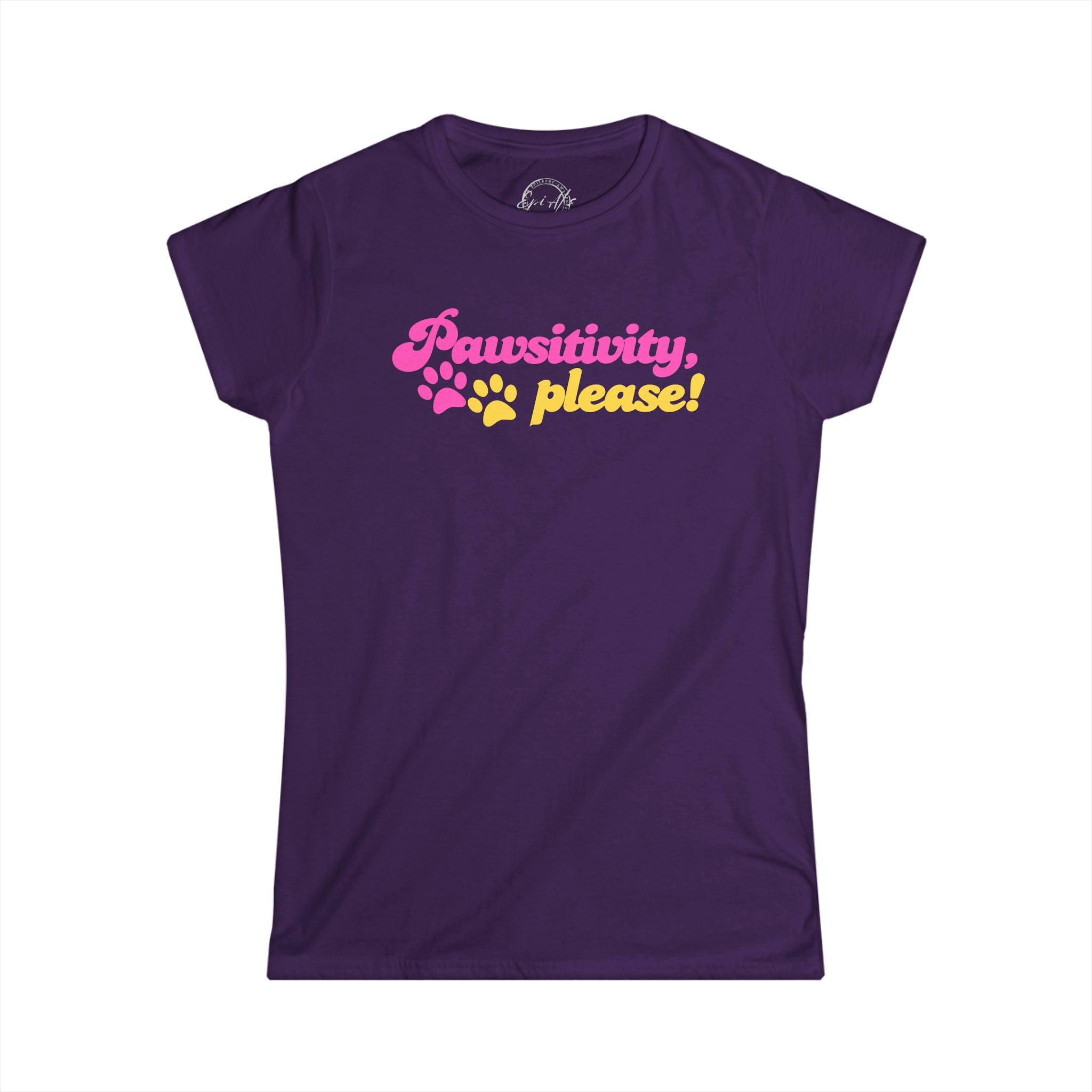 Pawsitivity Colorful Women's Tee - Clothing, T-shirts - EpiAl's Shop