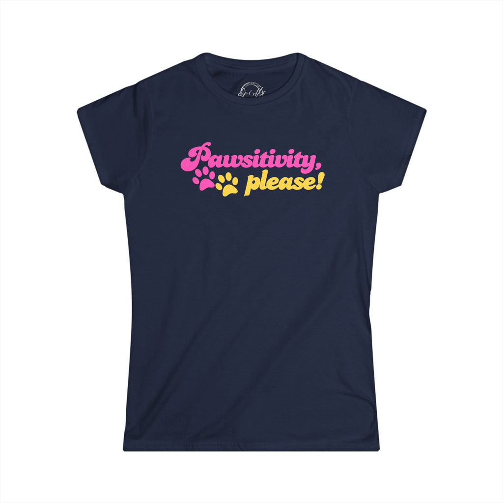 Pawsitivity Colorful Women's Tee - Clothing, T-shirts - EpiAl's Shop