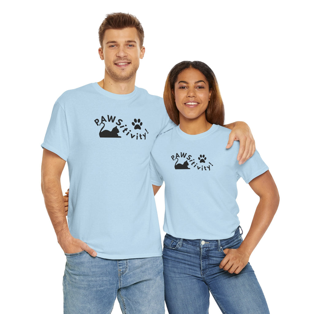 Pawsitivity Unisex Heavy Cotton Tee - T - Shirt - Epileptic Al’s Shop