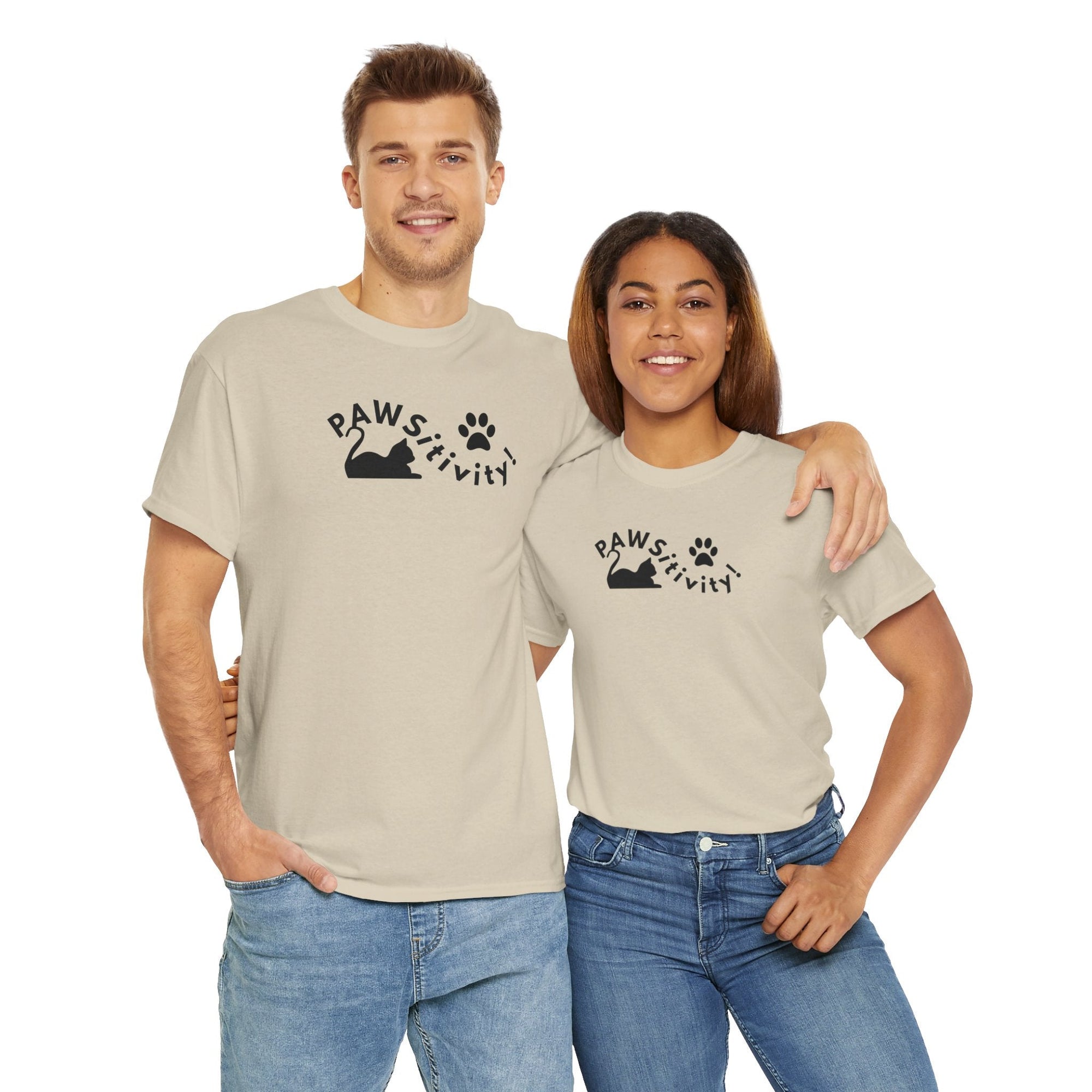 Pawsitivity Unisex Heavy Cotton Tee - T - Shirt - Epileptic Al’s Shop
