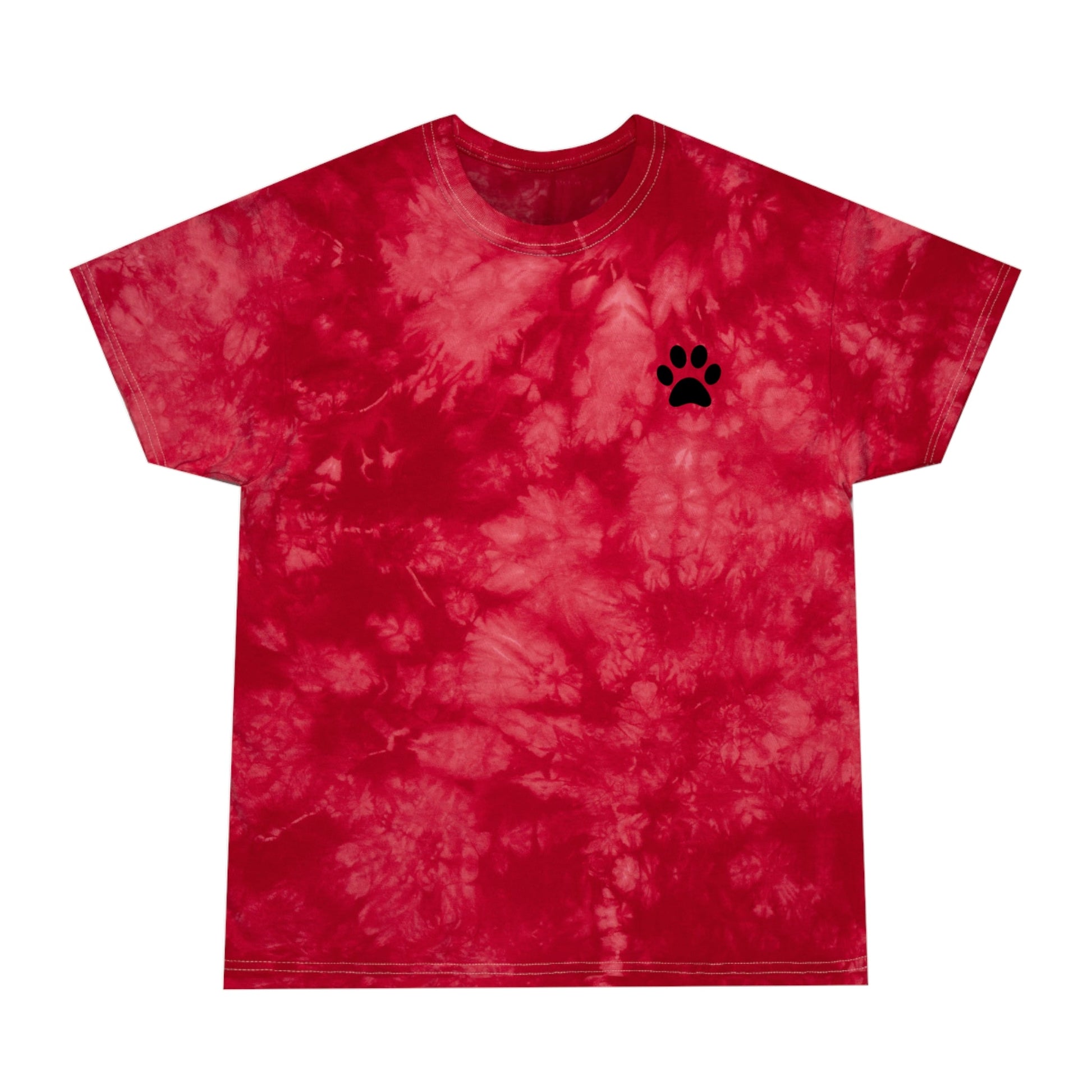 Pawsome Tie - Dye Tee, Crystal - T - Shirt - Epileptic Al’s Shop