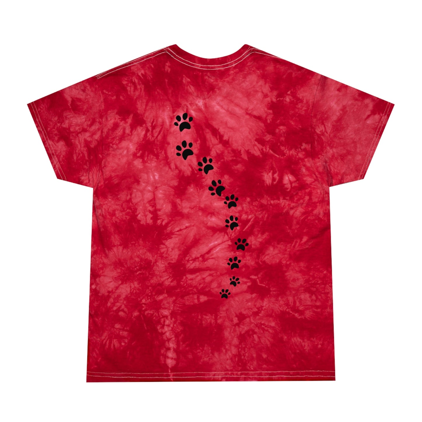 Pawsome Tie - Dye Tee, Crystal - T - Shirt - Epileptic Al’s Shop