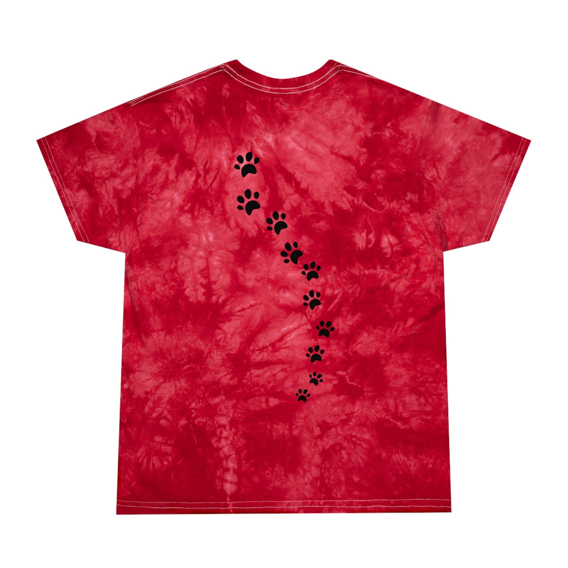 Pawsome Tie - Dye Tee, Crystal - T - Shirt - Epileptic Al’s Shop