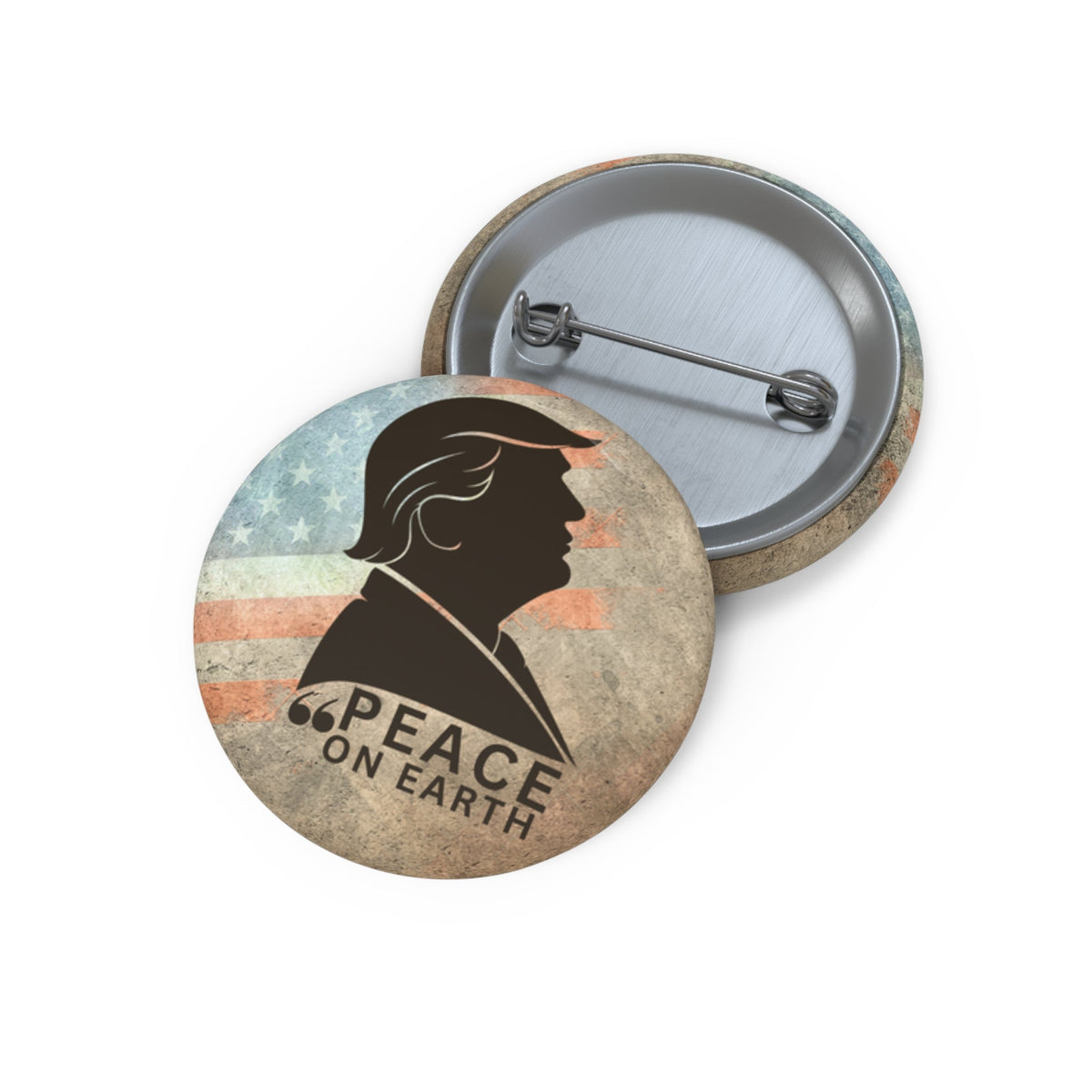 Peace on Earth Pinback Button - Buttons, Pinback - EpiAl's Shop