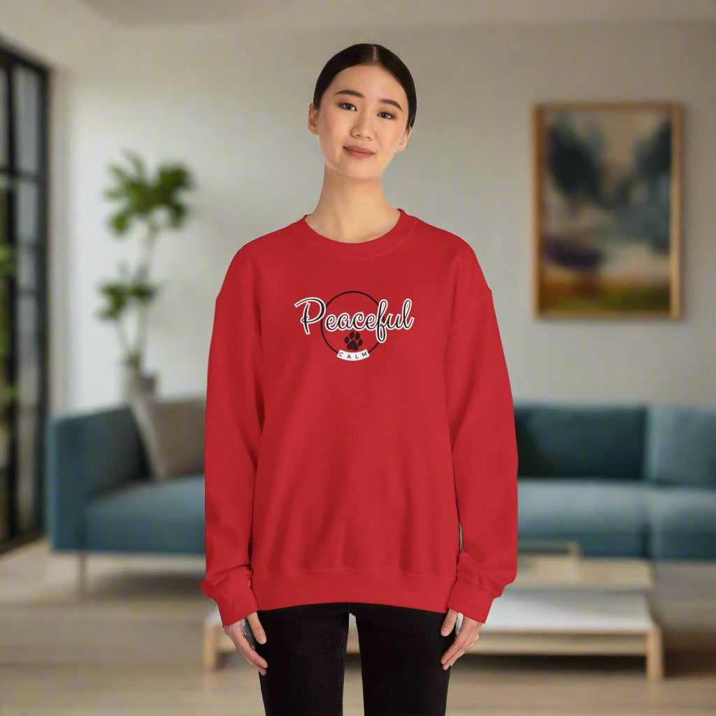 Peaceful Unisex Heavy Blend™ Crewneck Sweatshirt - Sweatshirt - EpiAl's Shop