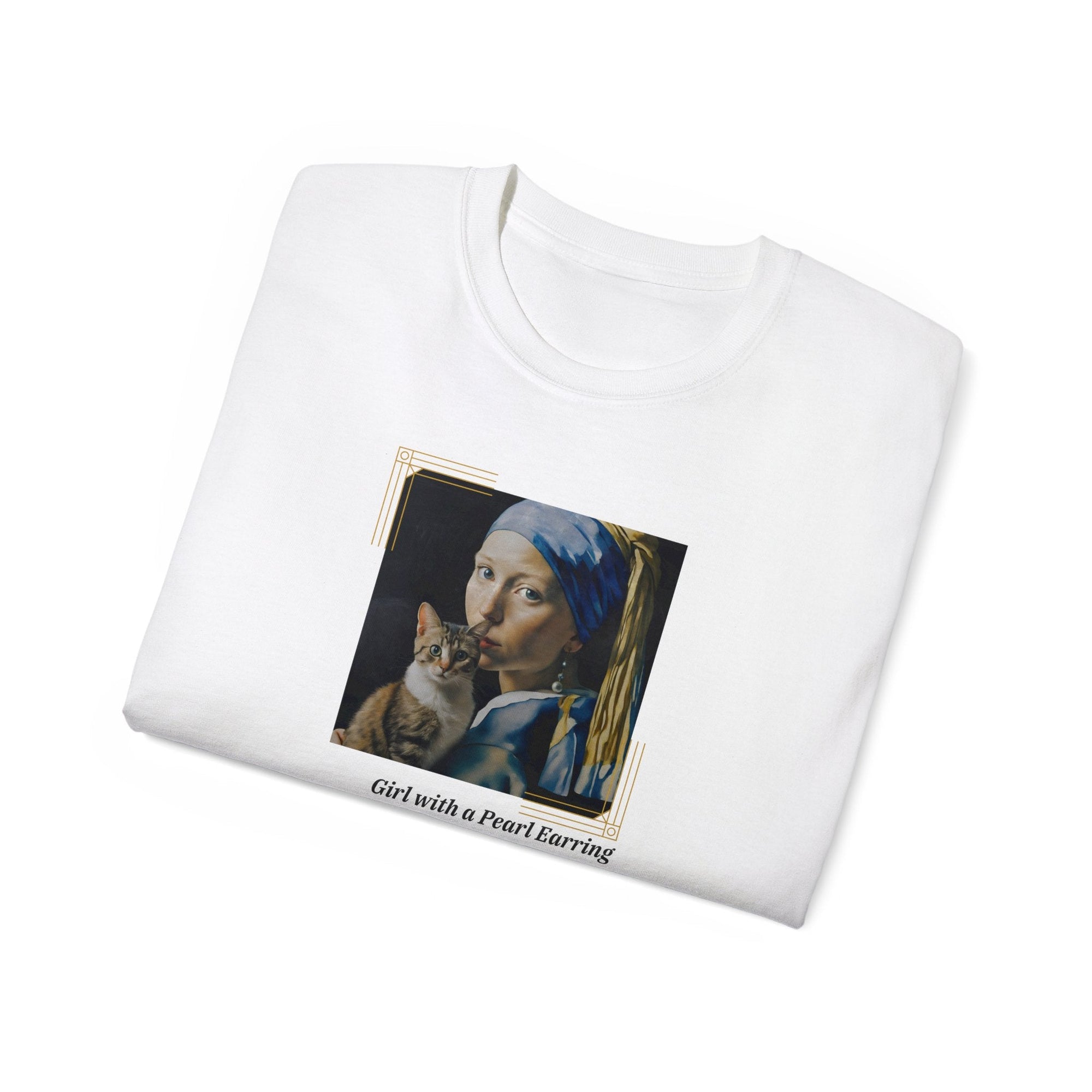 Pearl Cat Unisex Ultra Cotton Tee - T - Shirt - Epileptic Al’s Shop