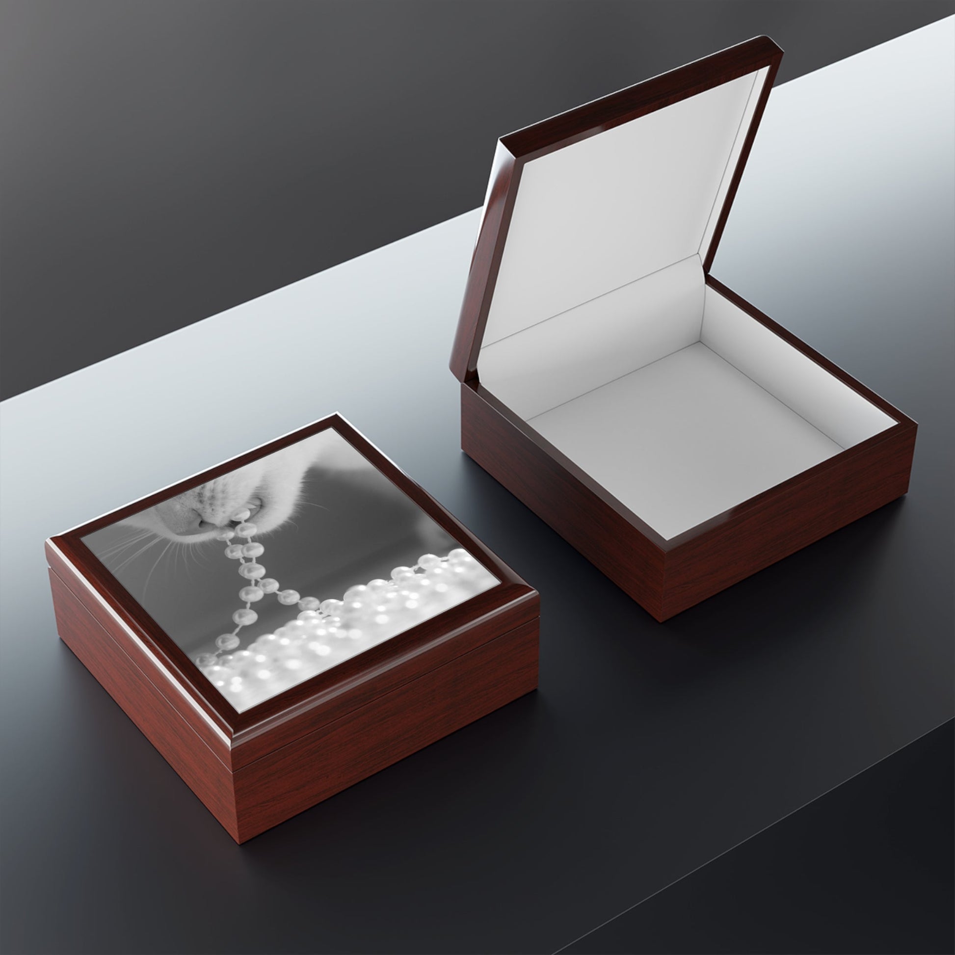 Pearl Kitty Jewelry Box - Home Decor - Epileptic Al’s Shop