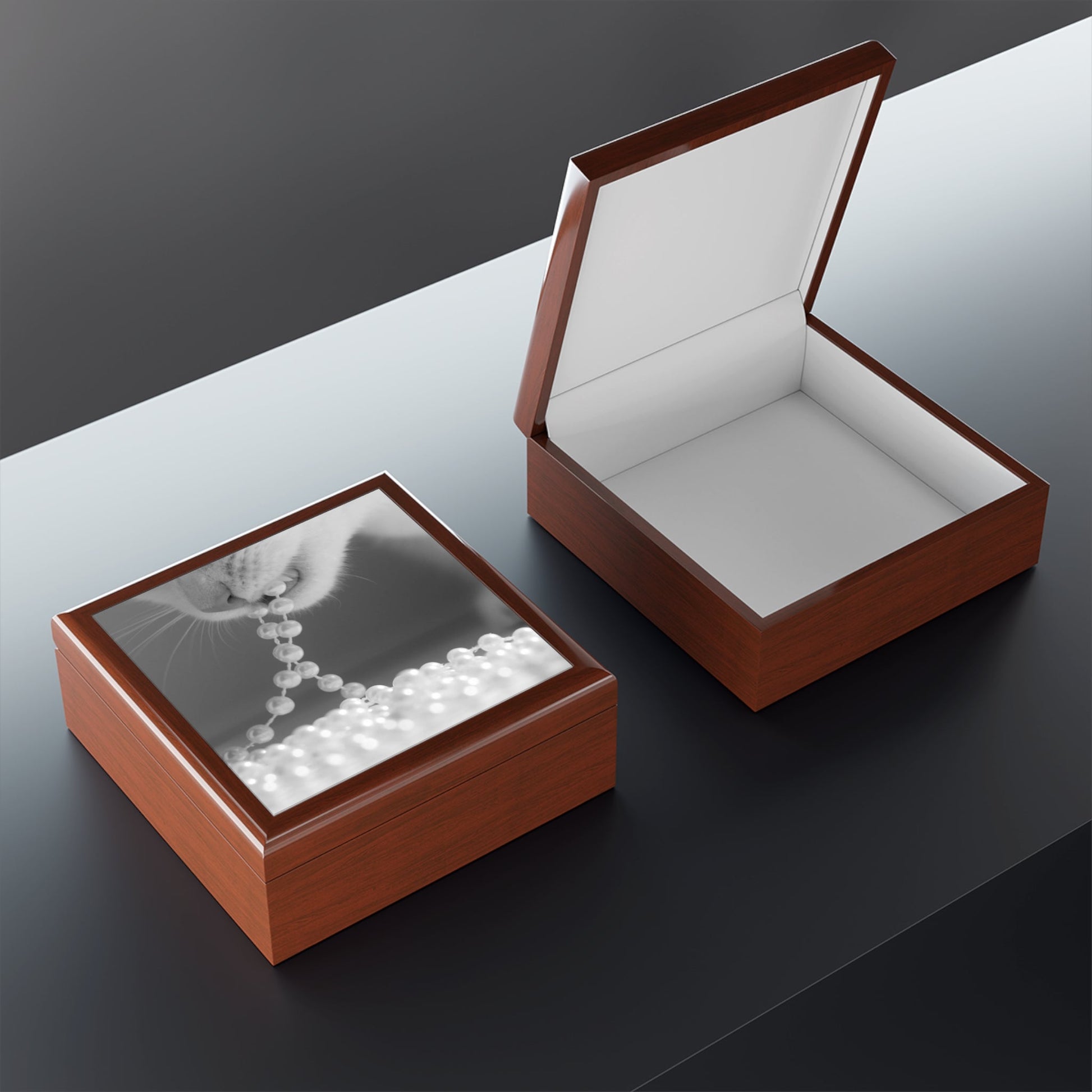Pearl Kitty Jewelry Box - Home Decor - Epileptic Al’s Shop