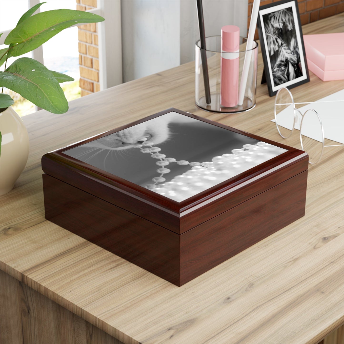 Pearl Kitty Jewelry Box - Home Decor - Epileptic Al’s Shop