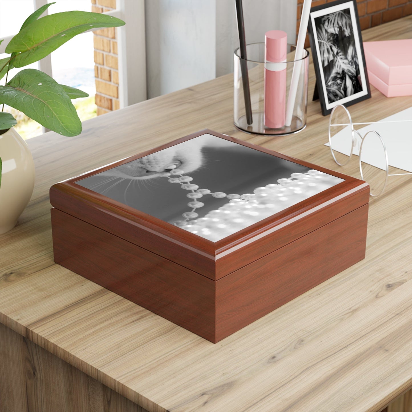 Pearl Kitty Jewelry Box - Home Decor - Epileptic Al’s Shop
