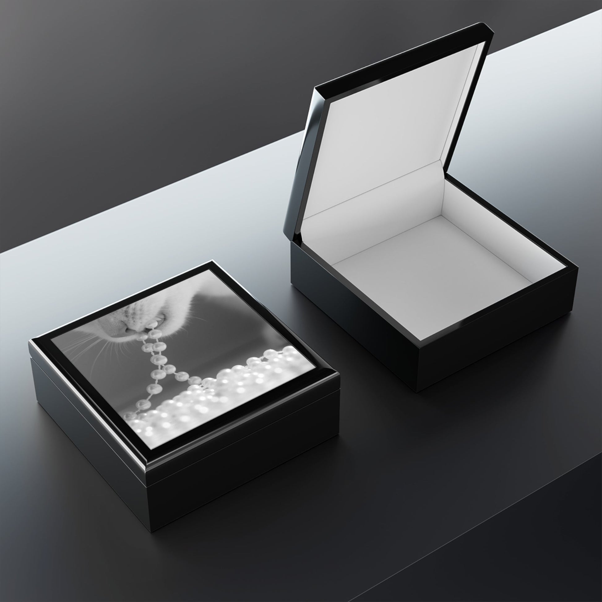 Pearl Kitty Jewelry Box - Home Decor - Epileptic Al’s Shop
