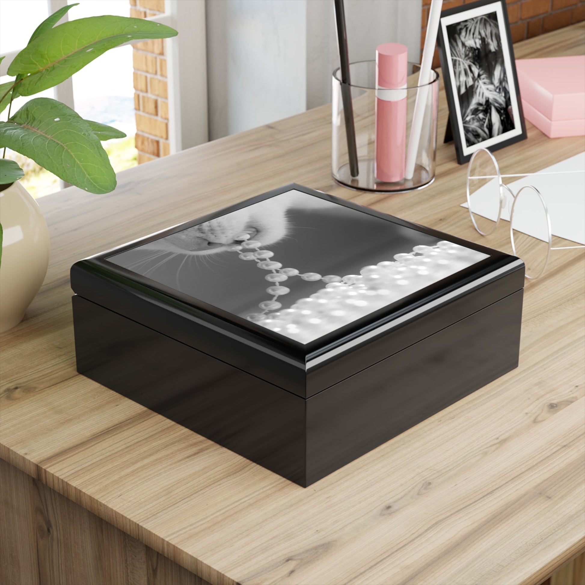 Pearl Kitty Jewelry Box - Home Decor - Epileptic Al’s Shop