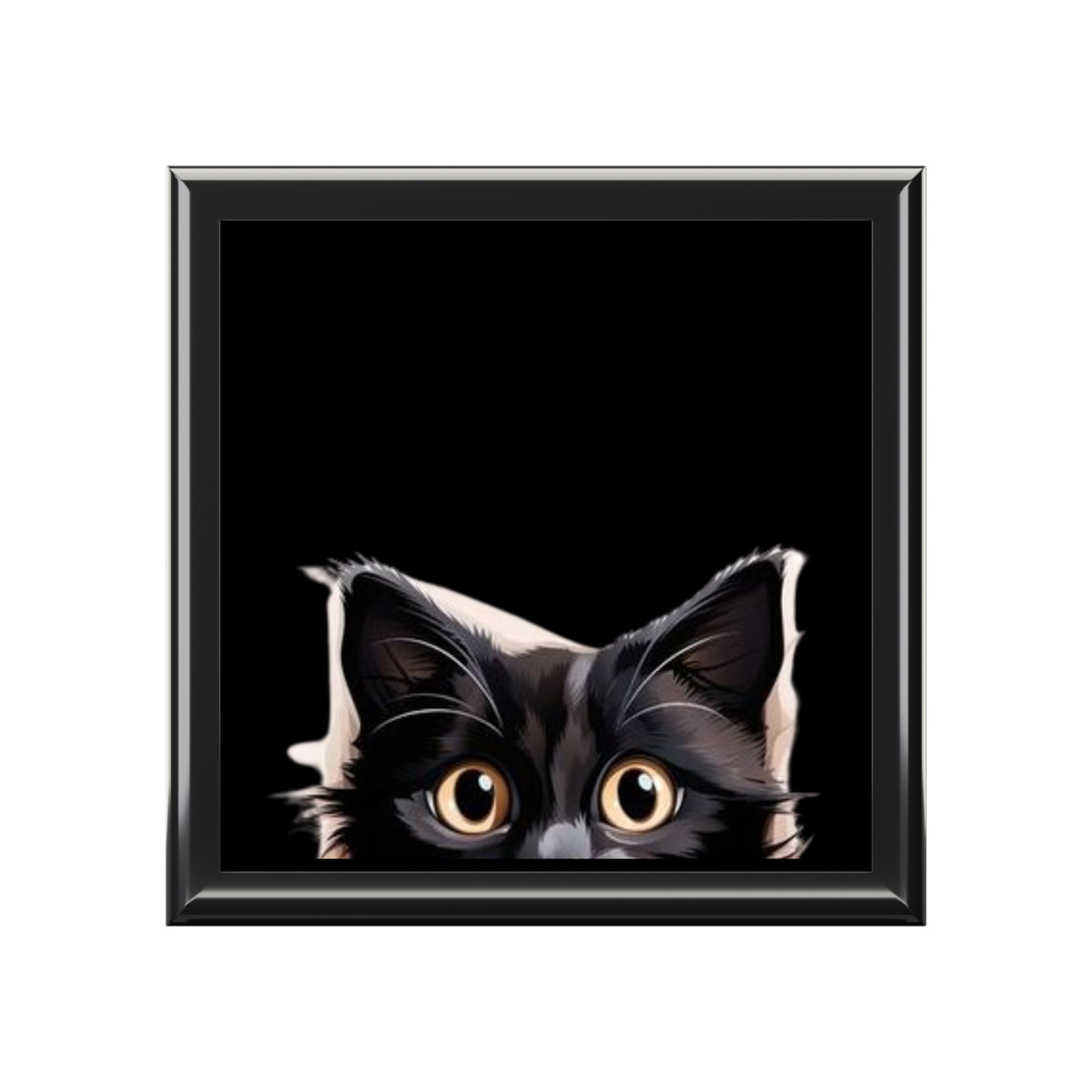 Peeking Kitty Jewelry Box - Decor, Bedroom, Jewelry Boxes - EpiAl's Shop