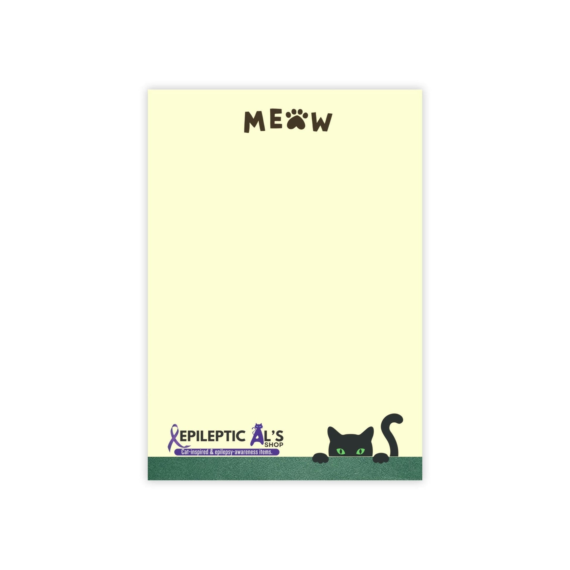 Peeky Kitty Post - it® Note Pads - Paper products - Epileptic Al’s Shop