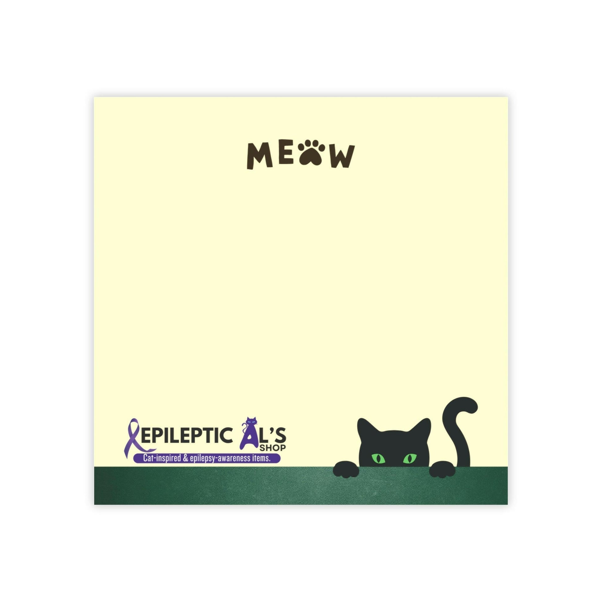 Peeky Kitty Post - it® Note Pads - Paper products - Epileptic Al’s Shop