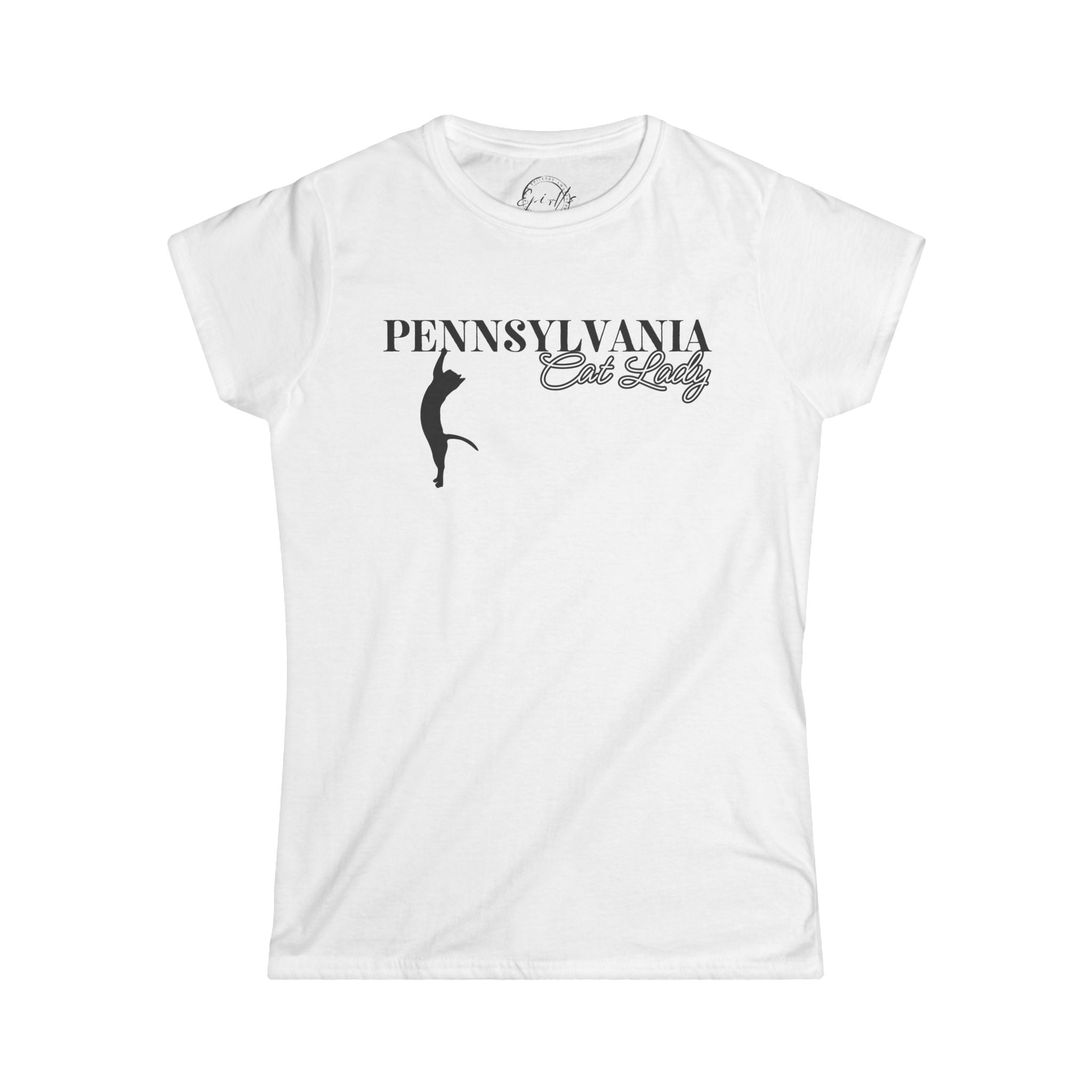 Pennsylvania Cat Lady Softstyle Tee - T - Shirt - EpiAl's Shop