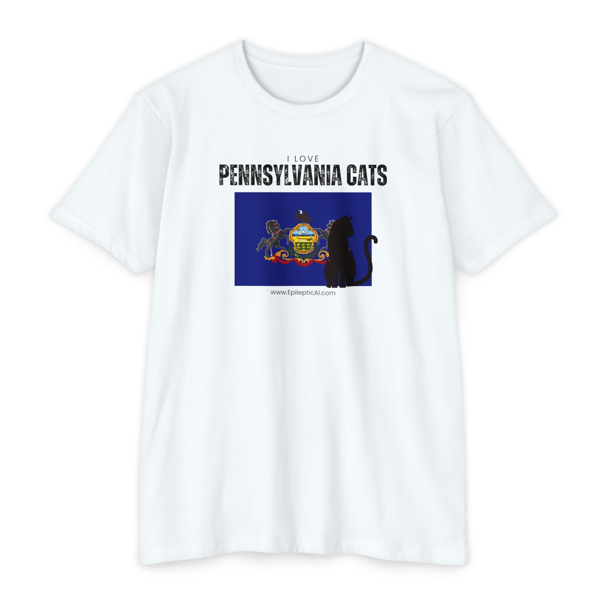 Pennsylvania Cats Unisex CVC Jersey T - shirt - T - Shirt - Epileptic Al’s Shop