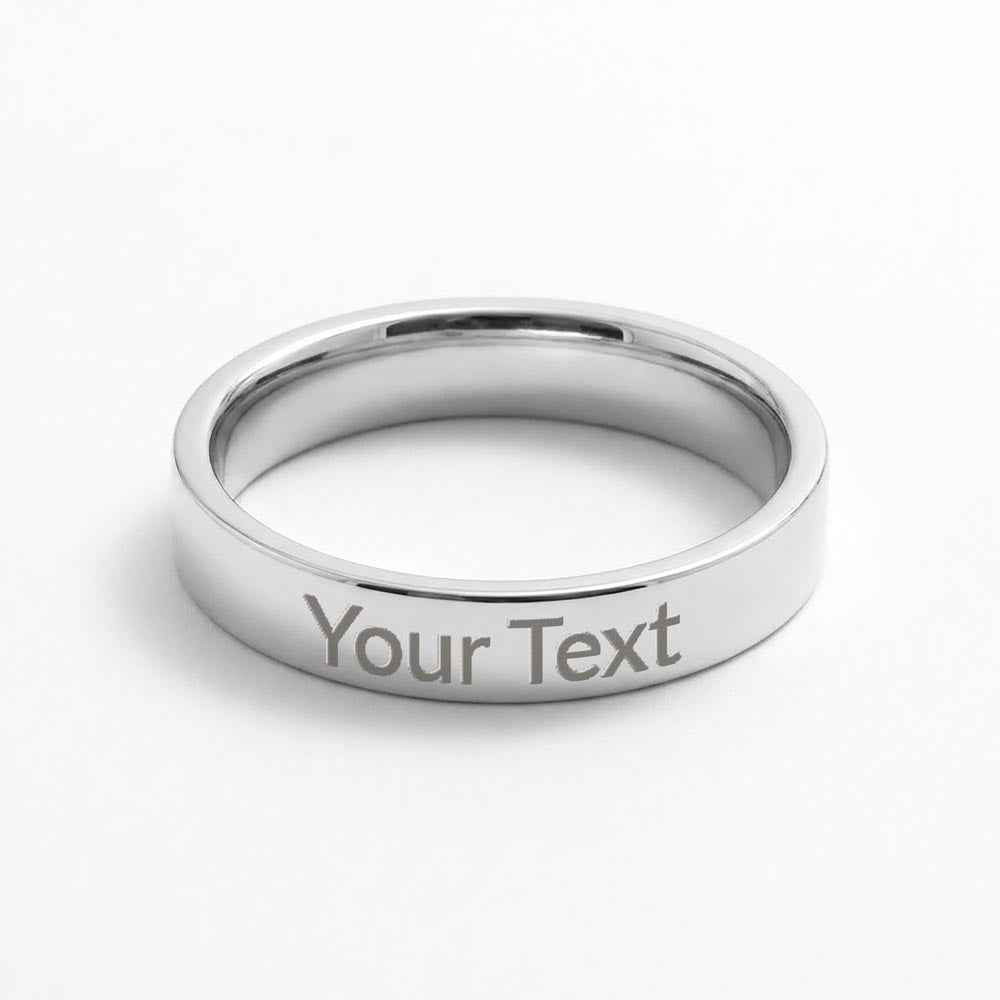 Personalized Engraved Women's Ring | Custom Name & Message Band - Jewelry, Rings - EpiAl's Shop