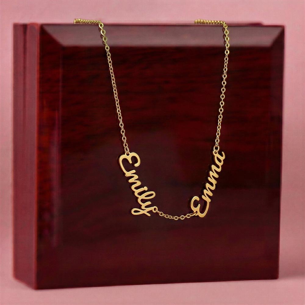 Personalized Multi-Name Necklace | Custom Script Name Jewelry - Jewelry, Necklaces - EpiAl's Shop