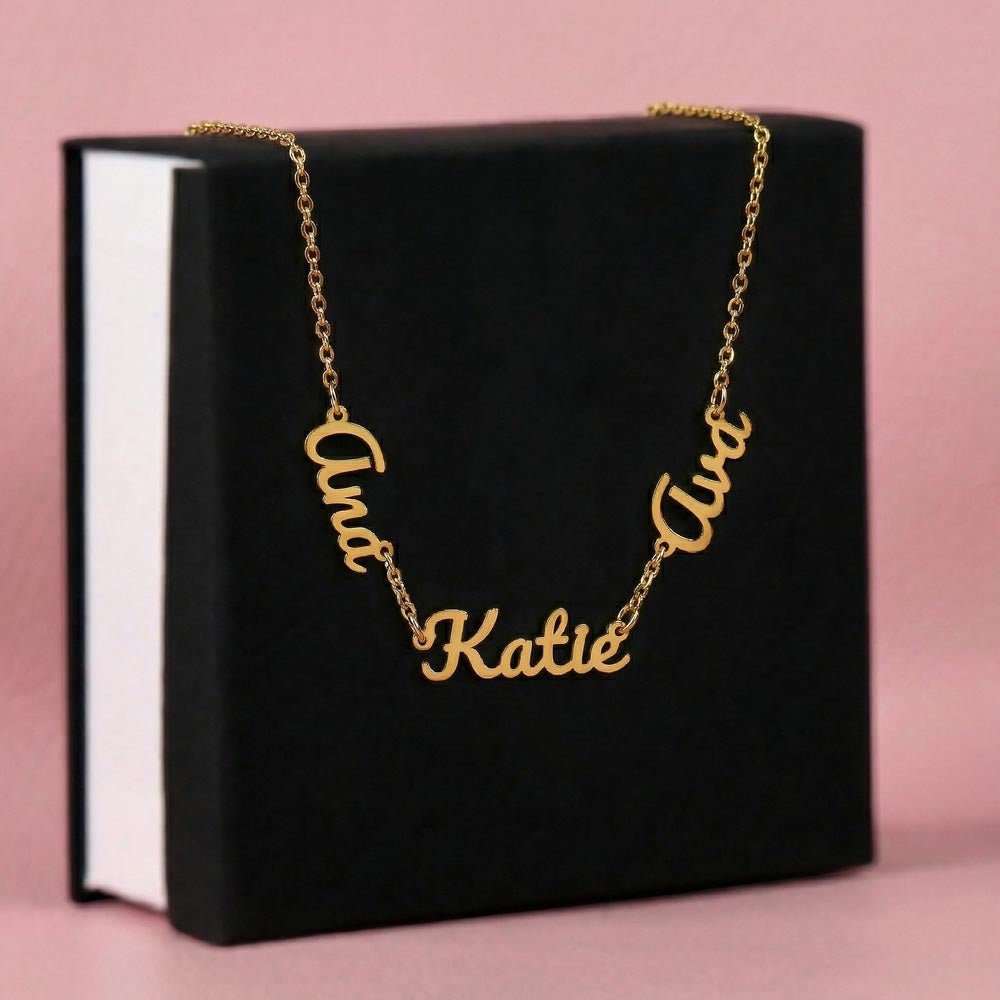 Personalized Multi-Name Necklace | Custom Script Name Jewelry - Jewelry, Necklaces - EpiAl's Shop