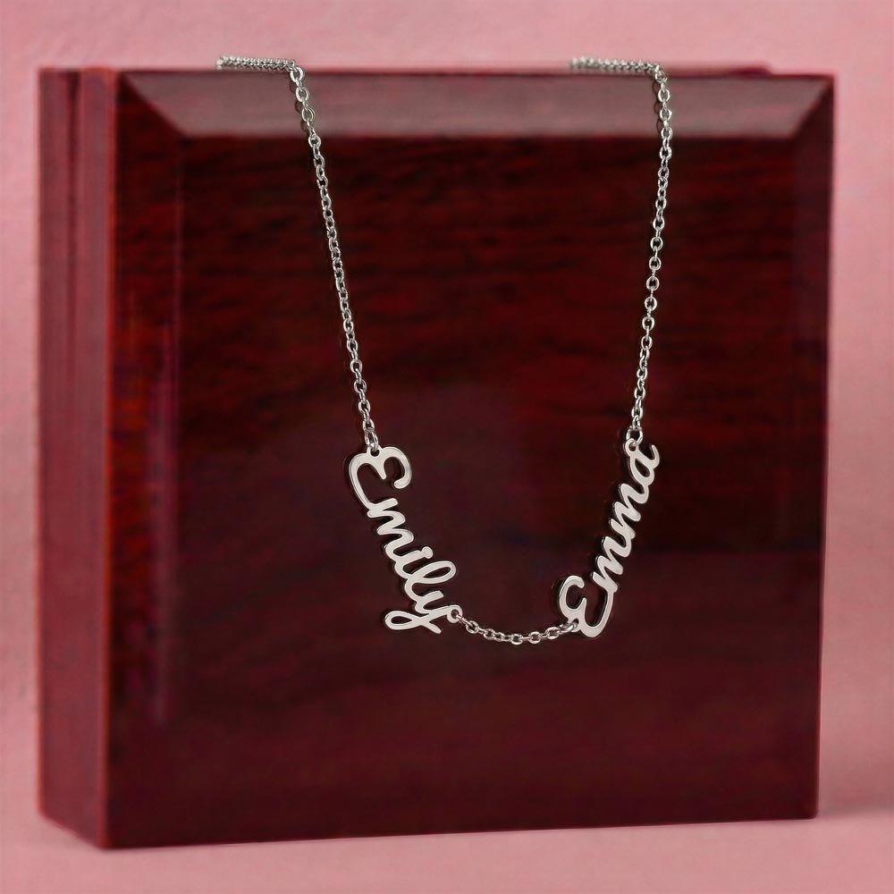 Personalized Multi-Name Necklace | Custom Script Name Jewelry - Jewelry, Necklaces - EpiAl's Shop