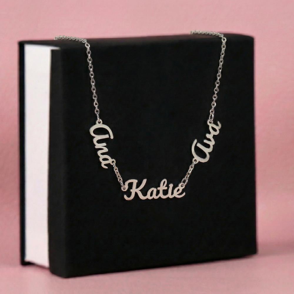 Personalized Multi-Name Necklace | Custom Script Name Jewelry - Jewelry, Necklaces - EpiAl's Shop
