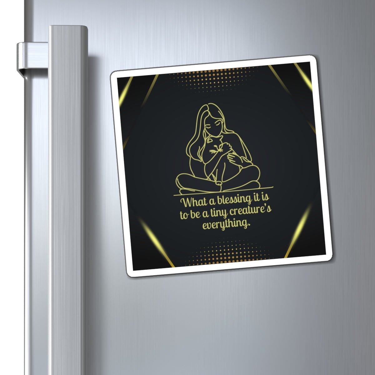 Pet Lover's Magnet - Inspirational Quote - Perfect Gift for Animal Lovers - Decor, Kitchen, Magnets - EpiAl's Shop